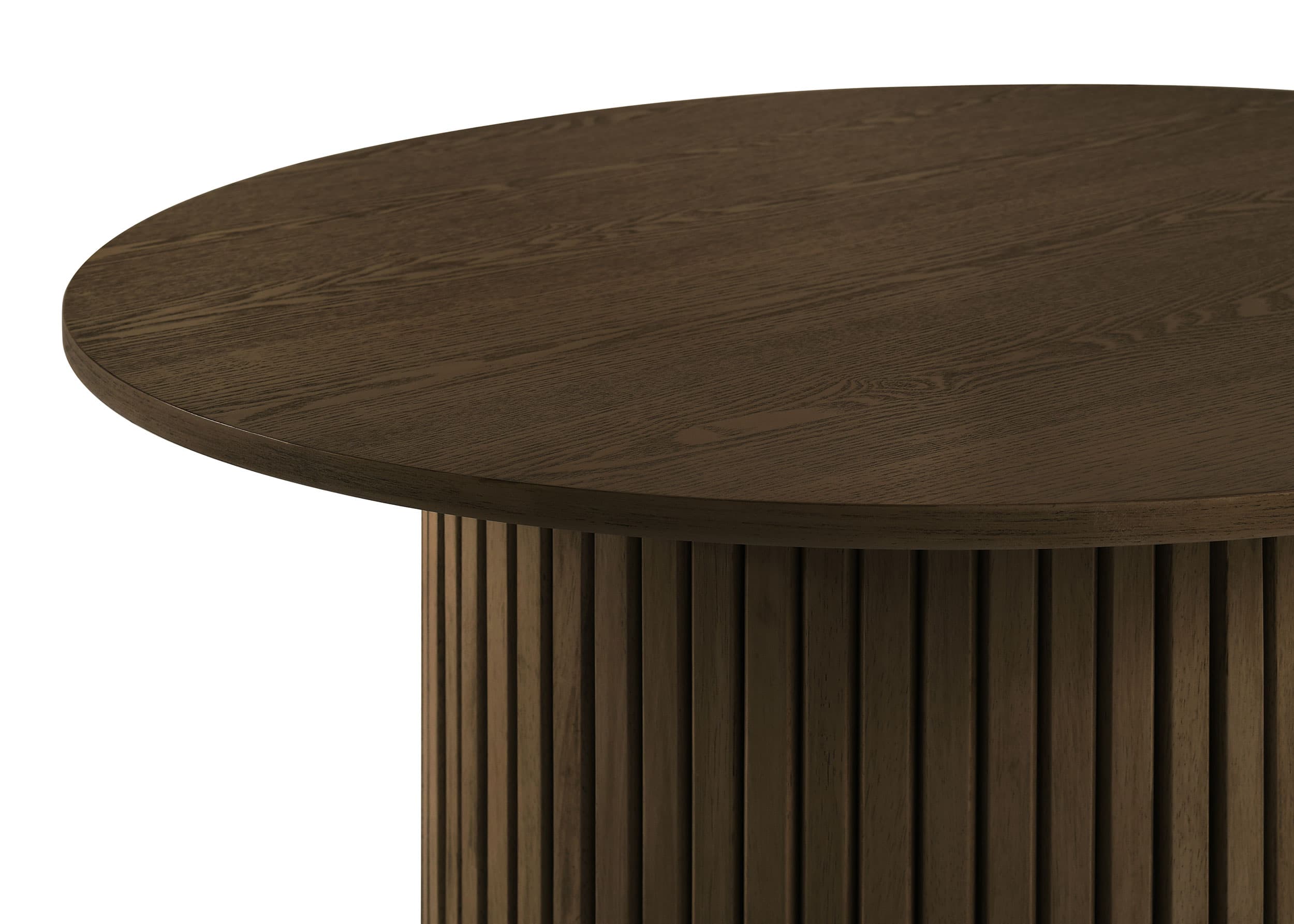 Hamlyn 5-piece Round Wood Counter Height Dining Set Cream and Walnut - Image 4