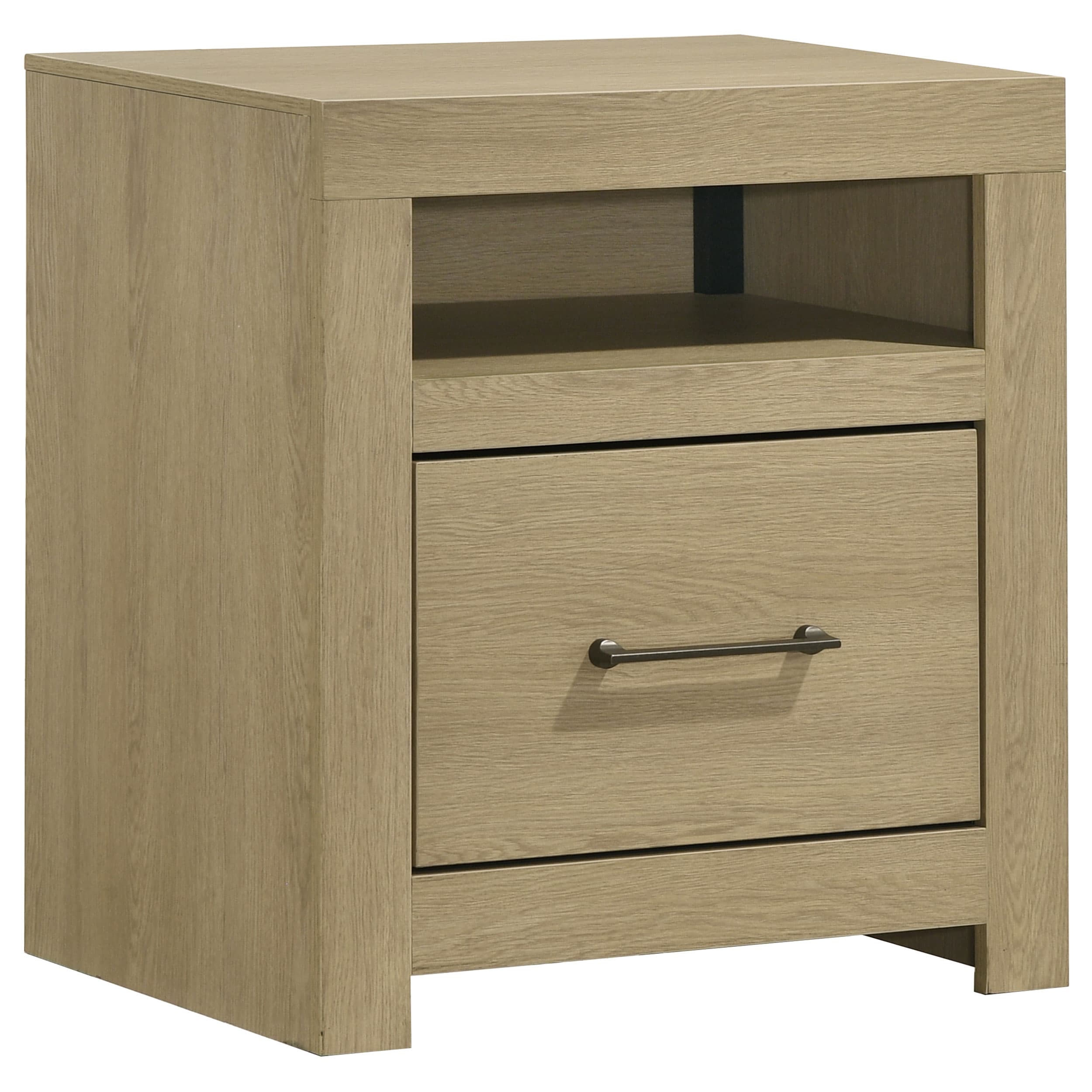 Hendricks 5-piece Queen Bedroom Set Light Oak - Image 4
