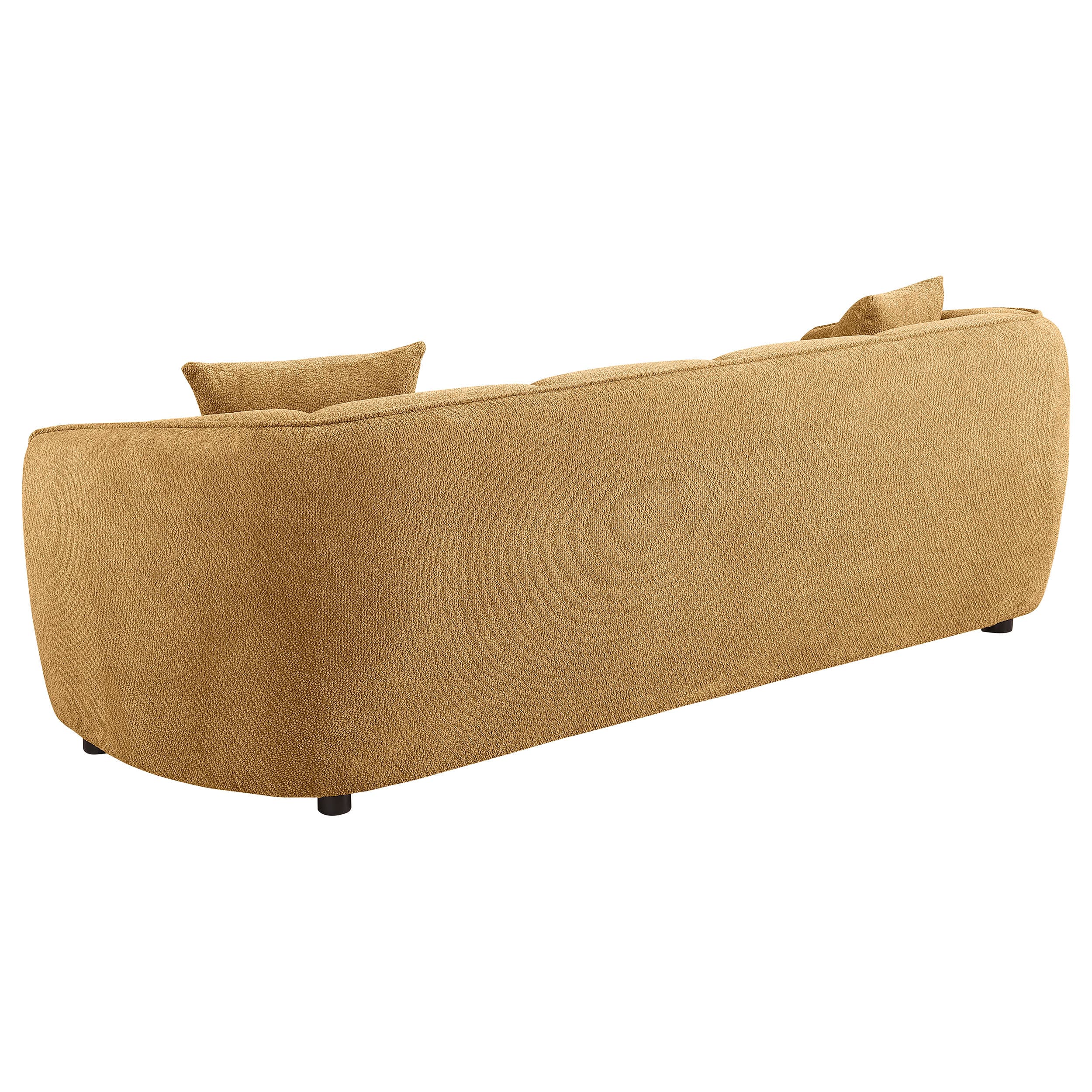 Aleisha 3-piece Fabric Upholstered Sofa Set Mustard Yellow - Image 3