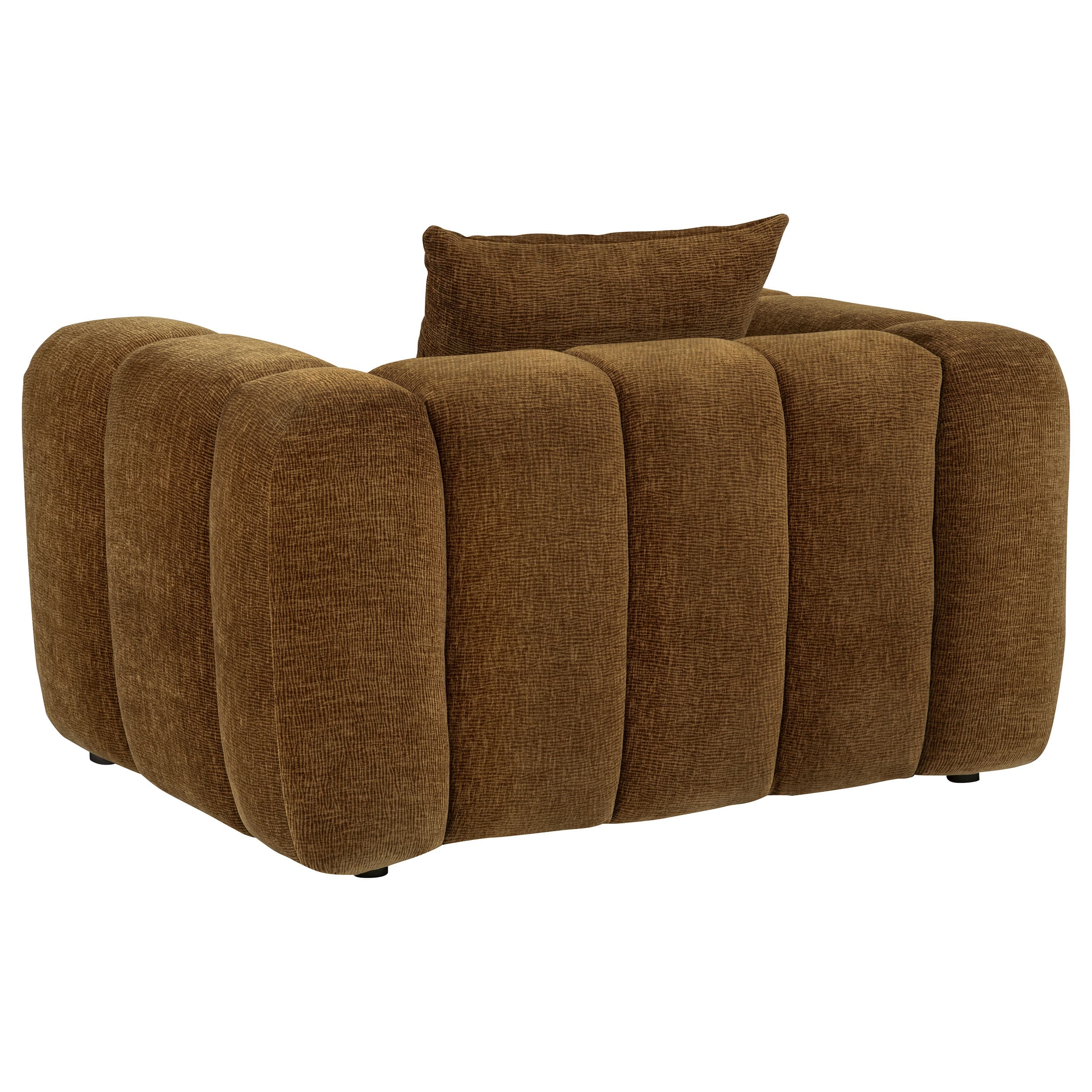 Lazaro 3-piece Fabric Upholstered Wide Channel Sofa Set Bronze - Image 12