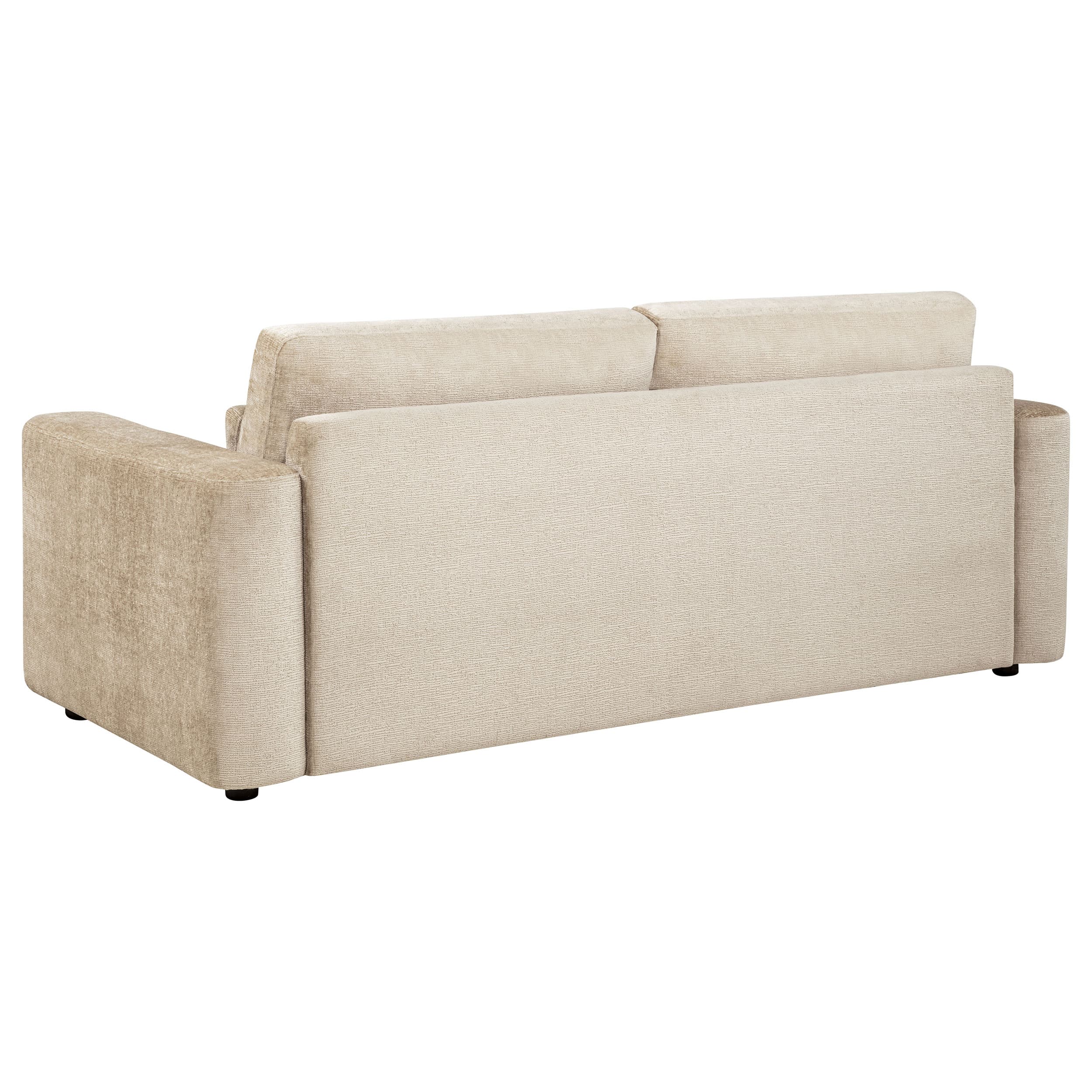 Amador 3-piece Chenille Upholstered Track Arm Sofa Set Camel - Image 3