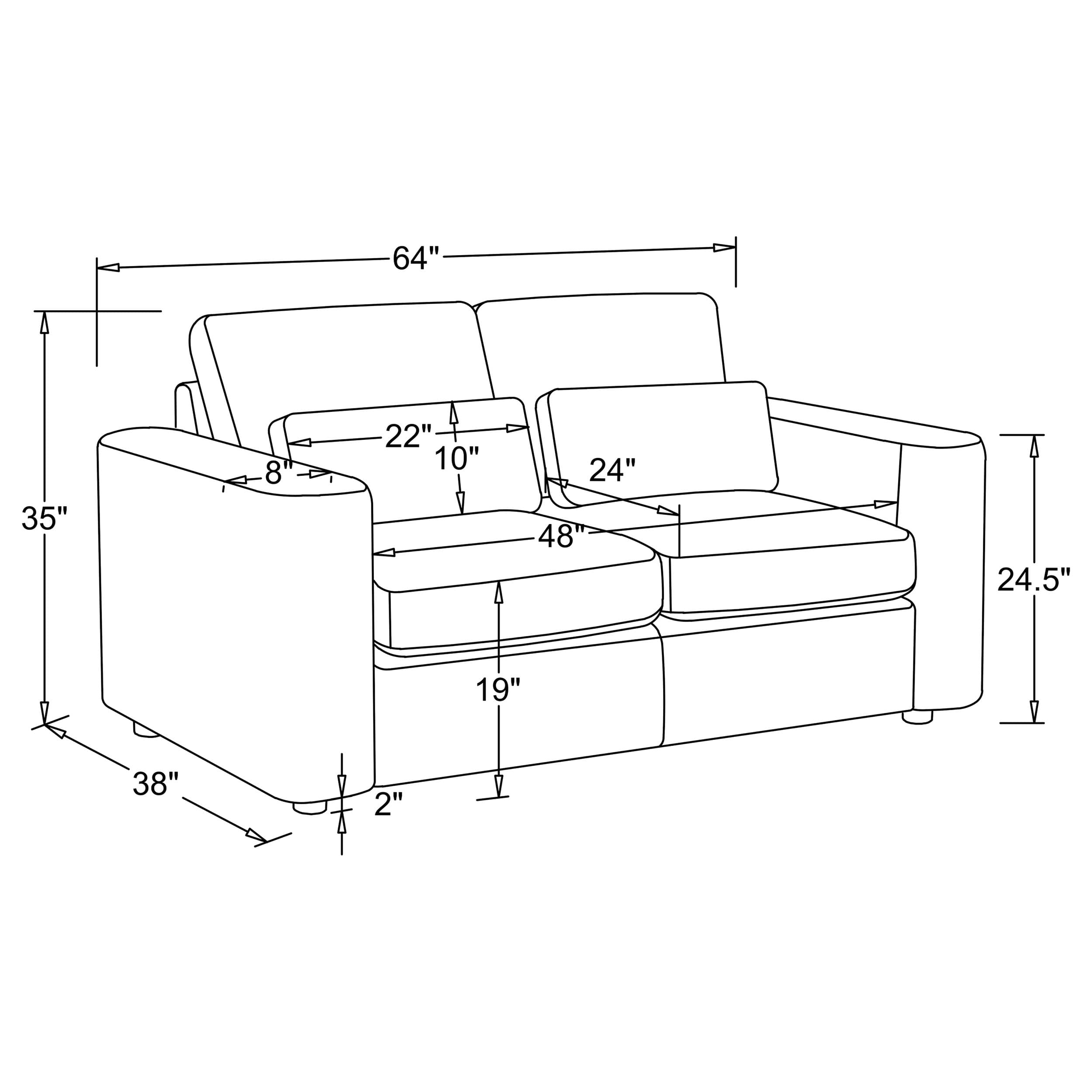 Amador 3-piece Chenille Upholstered Track Arm Sofa Set Camel - Image 10