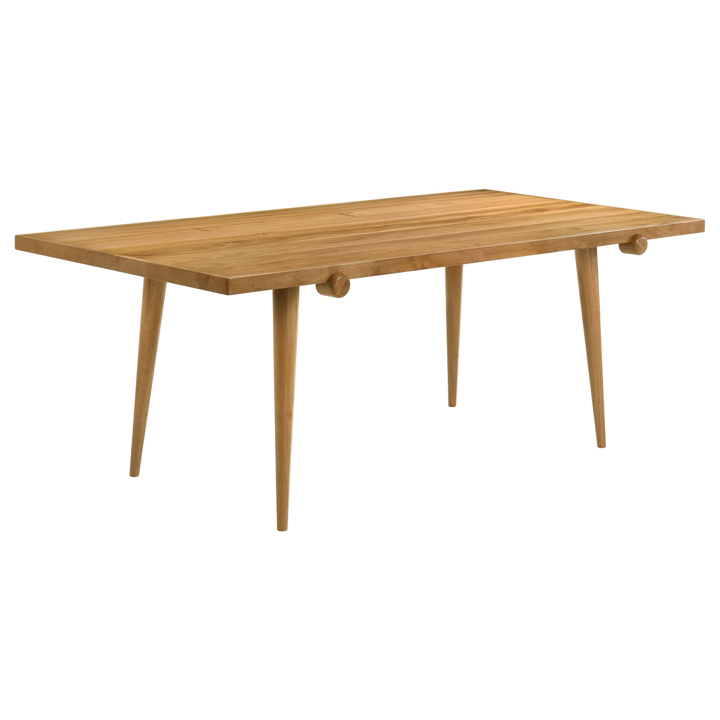 Fabra 7-piece 79-inch Rectangular Dining Set Honey Wheat - Image 2
