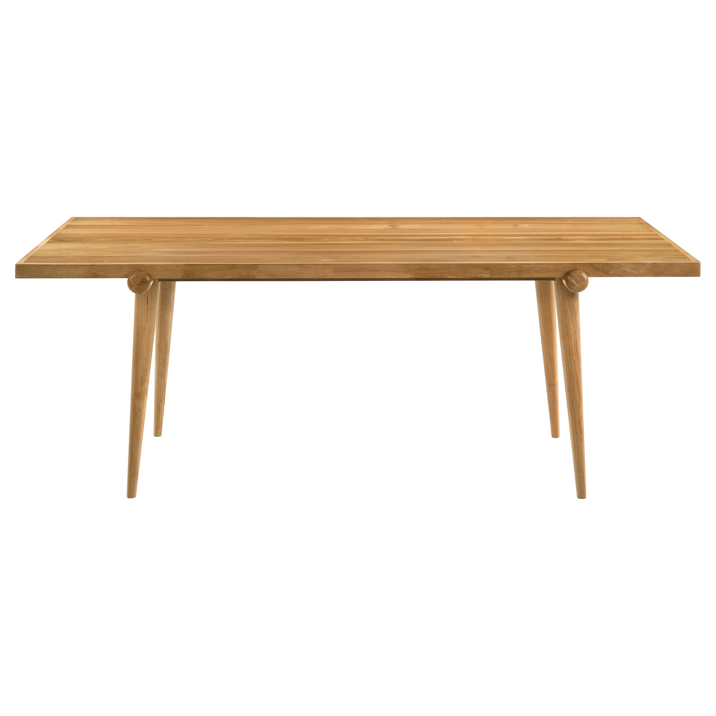 Fabra 7-piece 79-inch Rectangular Dining Set Honey Wheat - Image 3