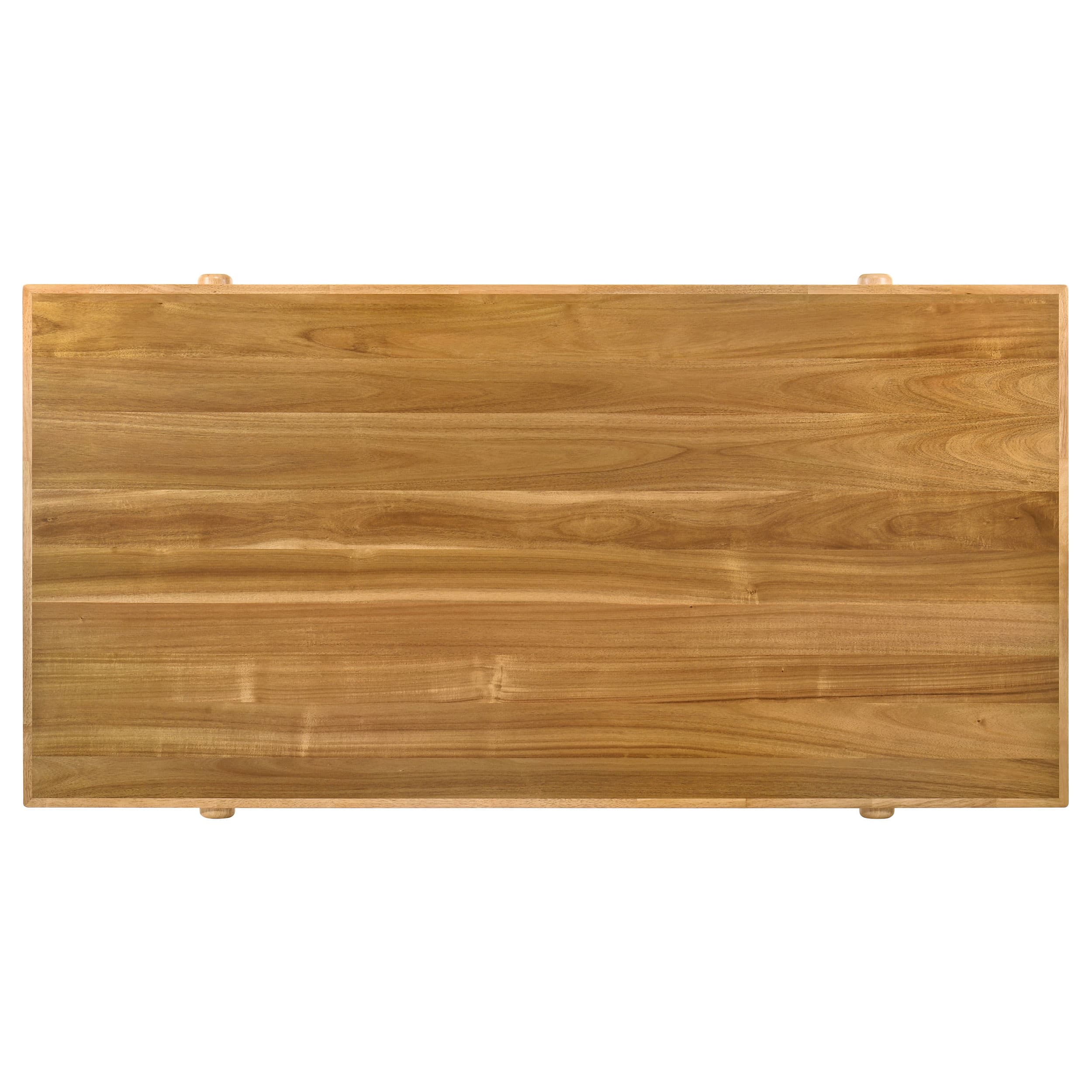 Fabra 7-piece 79-inch Rectangular Dining Set Honey Wheat - Image 5