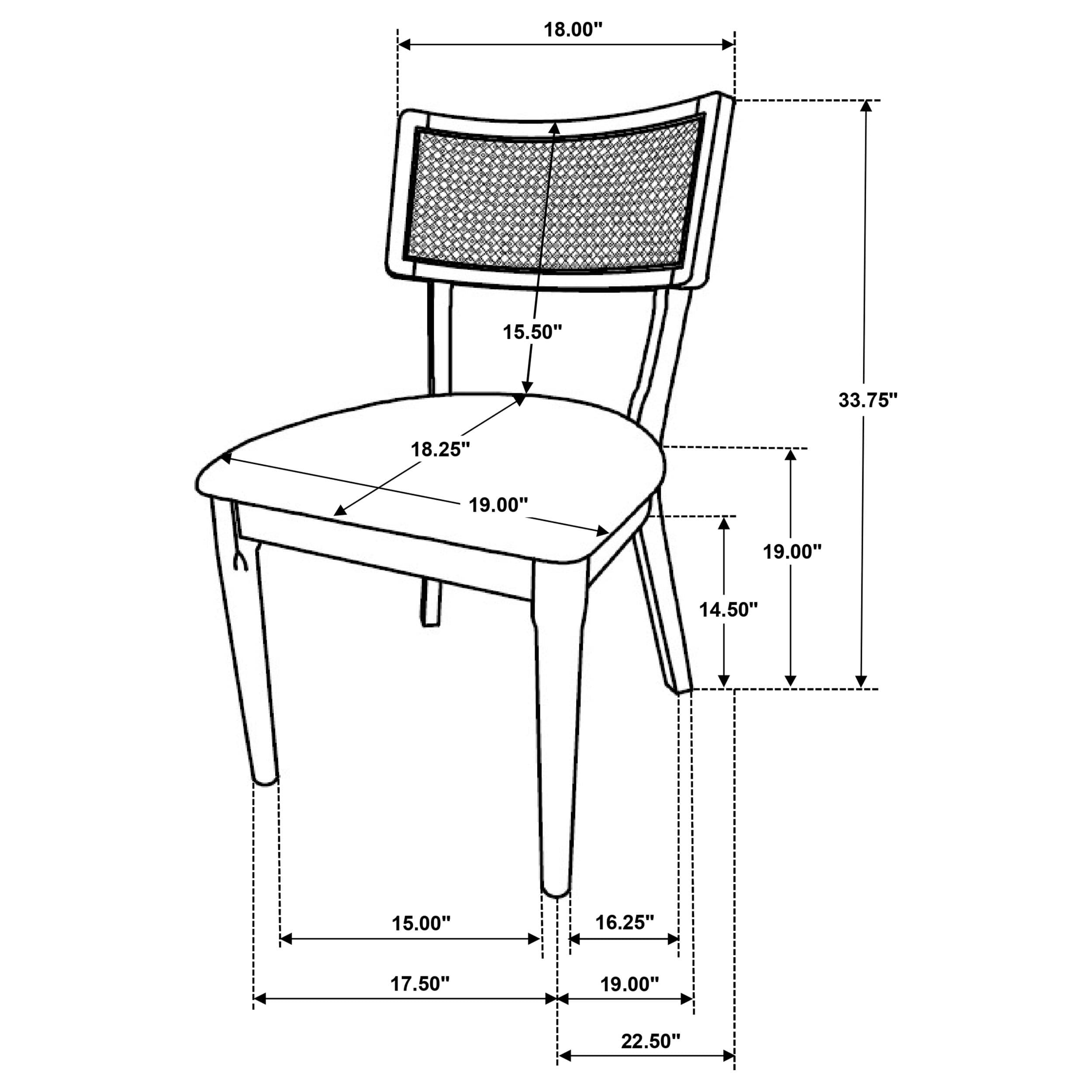 Fabra 7-piece 79-inch Rectangular Dining Set Honey Wheat - Image 14