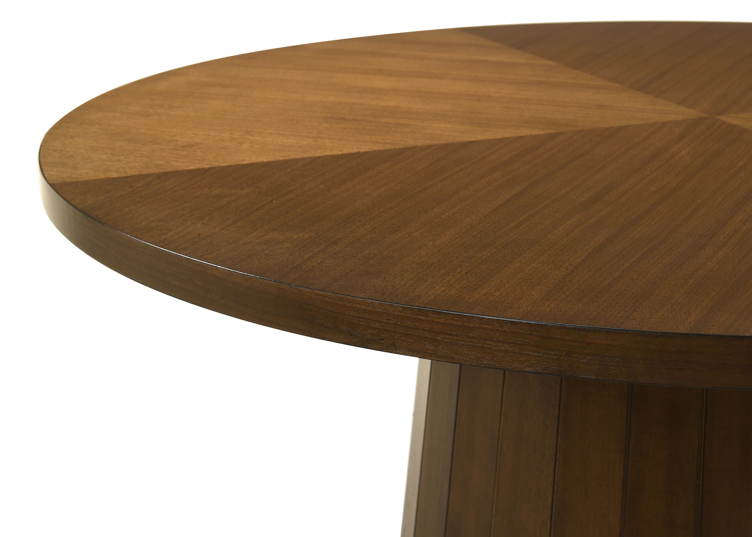 Galindo 5-piece 52-inch Round Dining Set Light Grey and Walnut - Image 8