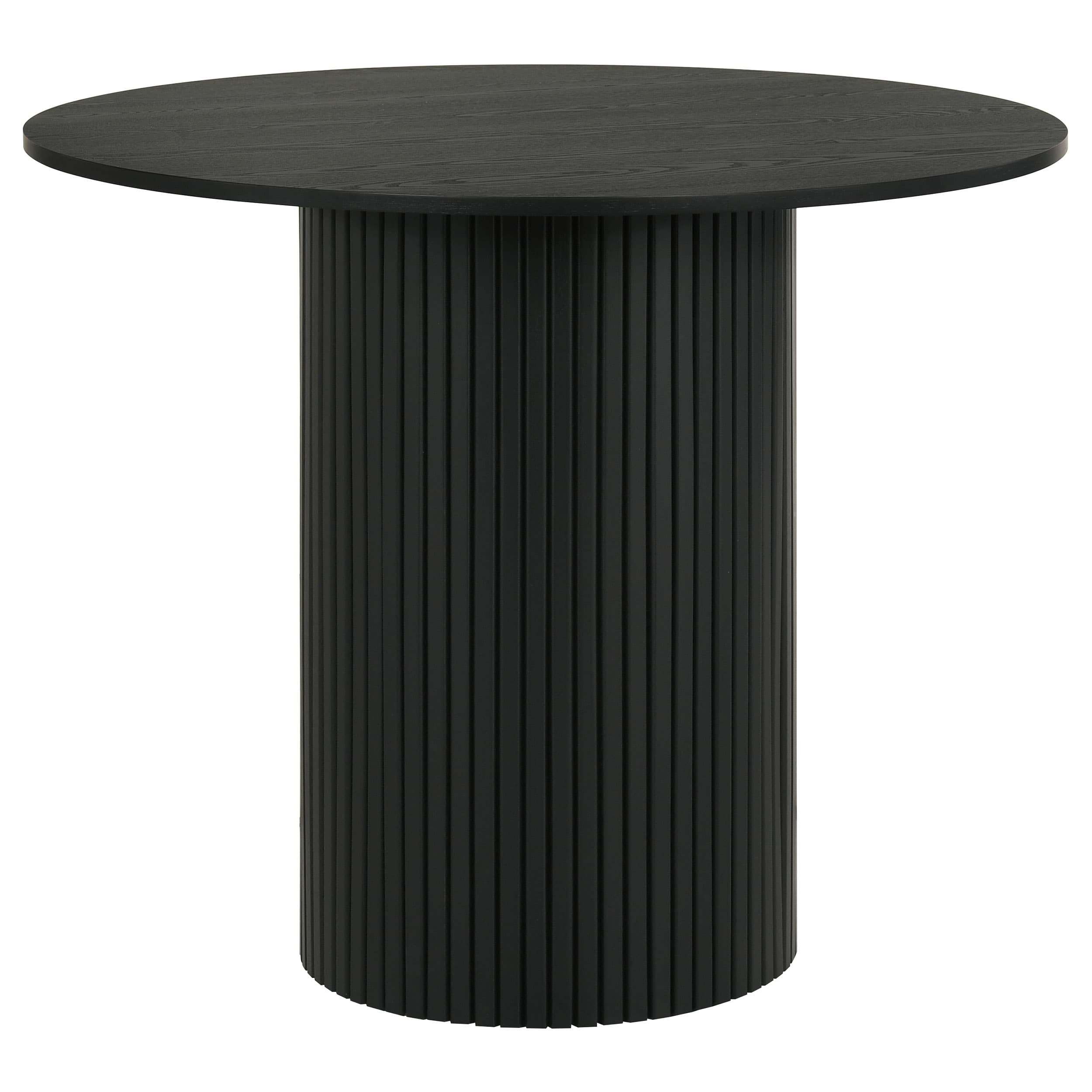 Hamlyn 5-piece Round Wood Counter Height Dining Set Cream and Black - Image 2