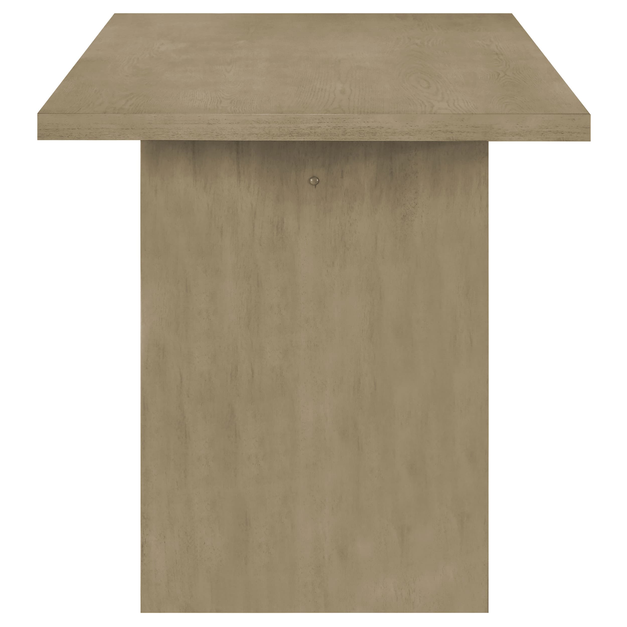 Decker 7-piece 70-inch Rectangular Counter Height Dining Set Cream and Natural Oak - Image 4