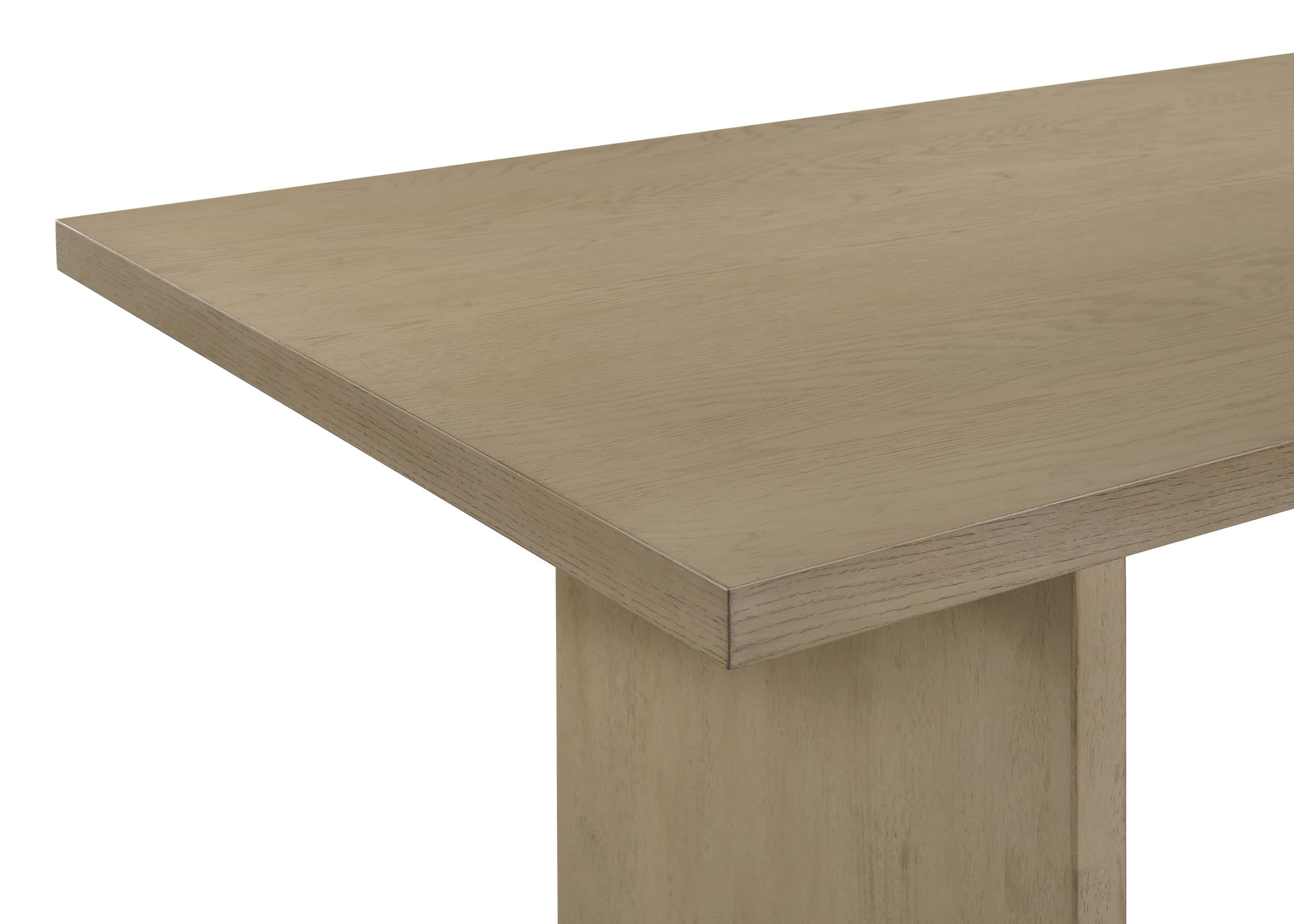 Decker 7-piece 70-inch Rectangular Counter Height Dining Set Cream and Natural Oak - Image 9