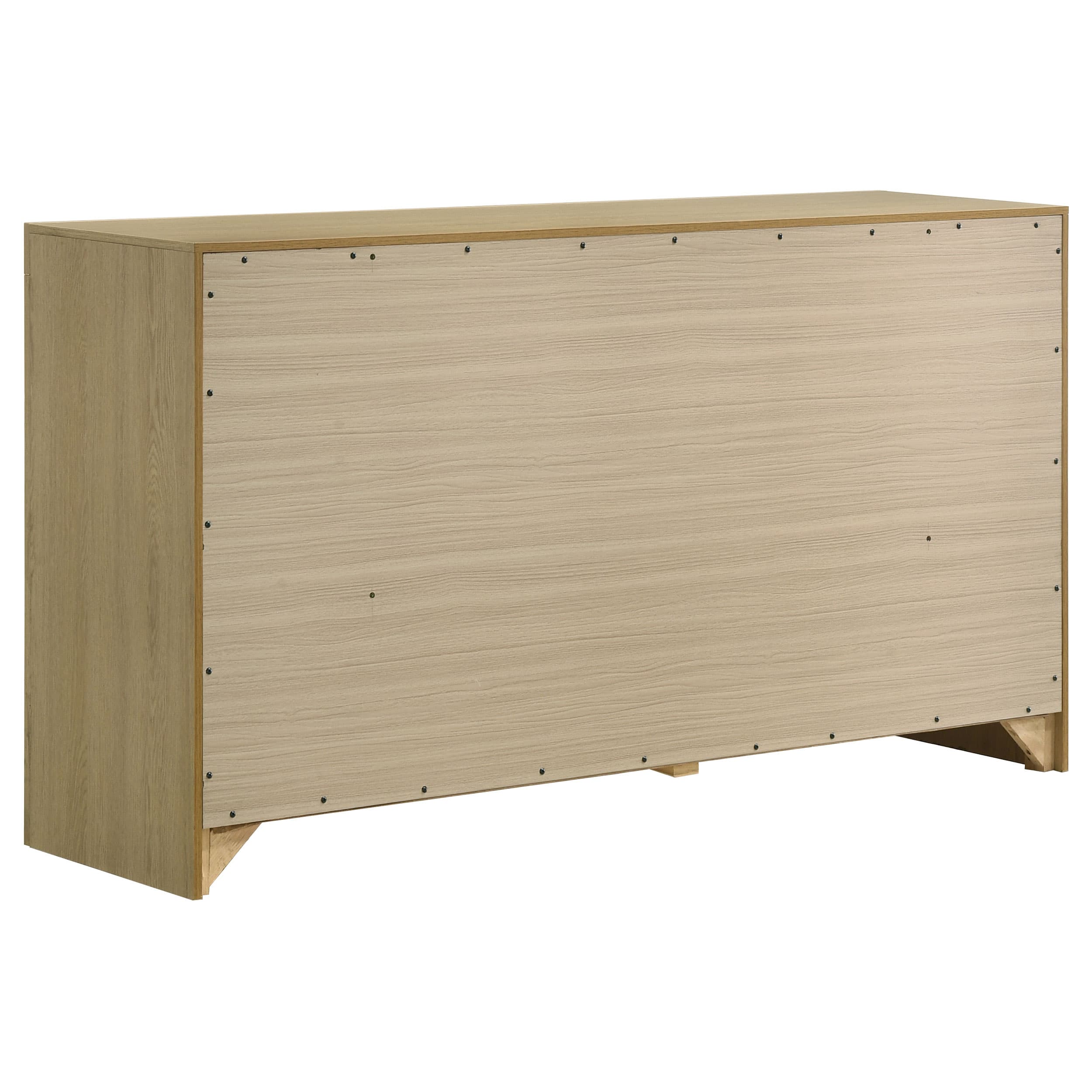 Hendricks 4-piece Queen Bedroom Set Light Oak - Image 7