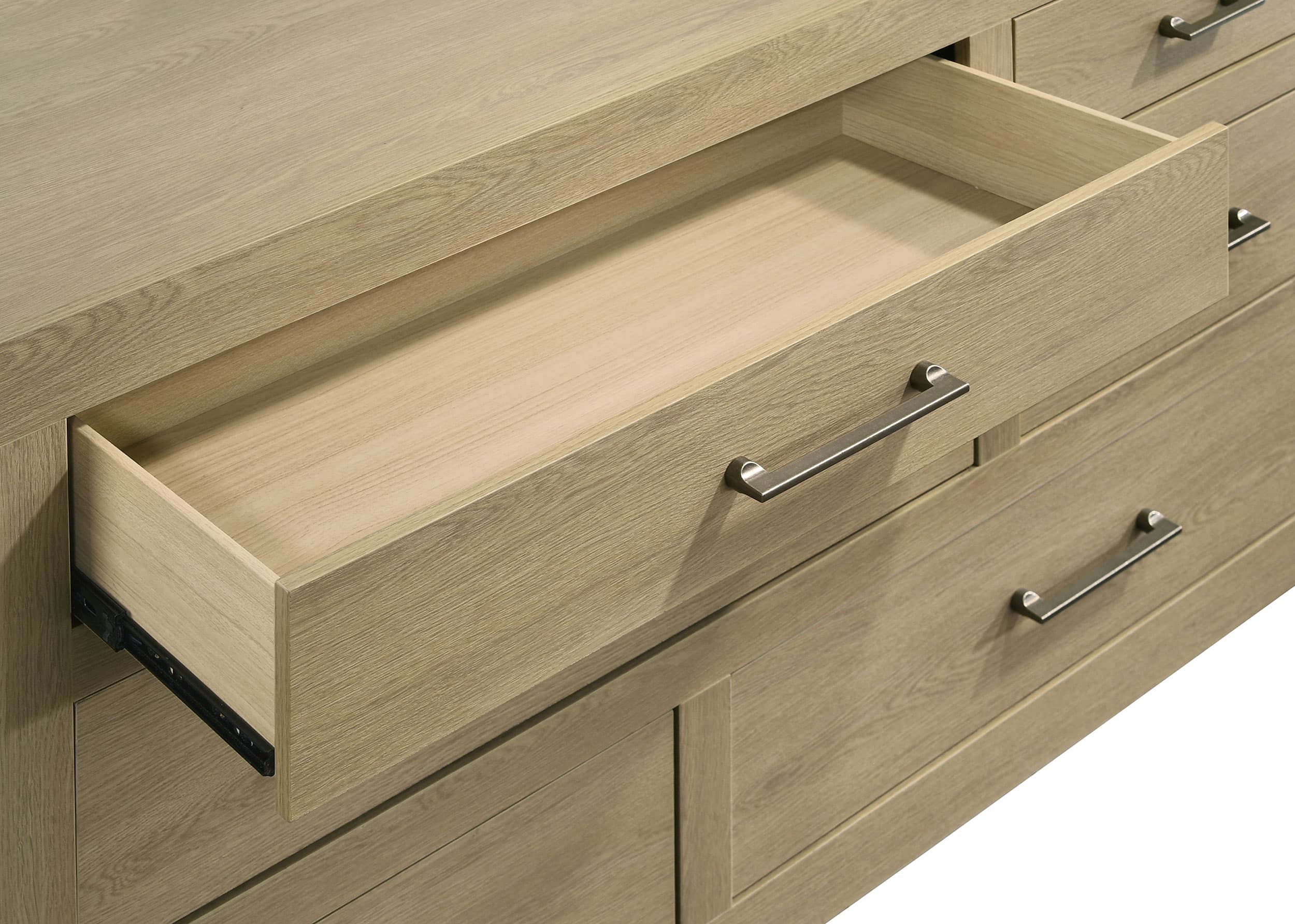 Hendricks 4-piece Queen Bedroom Set Light Oak - Image 10