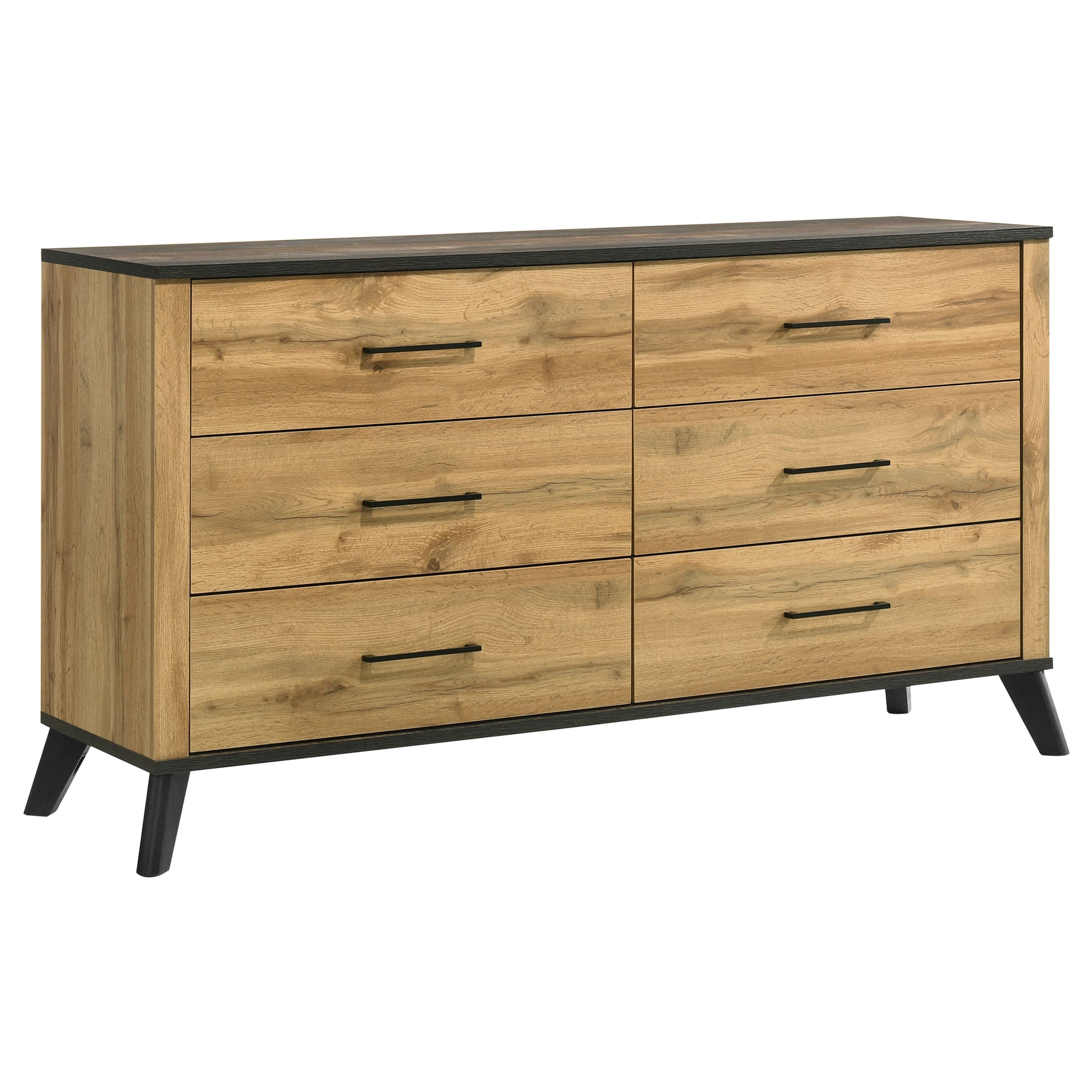 Kaywood 4-piece Queen Bedroom Set Natural Pine - Image 6