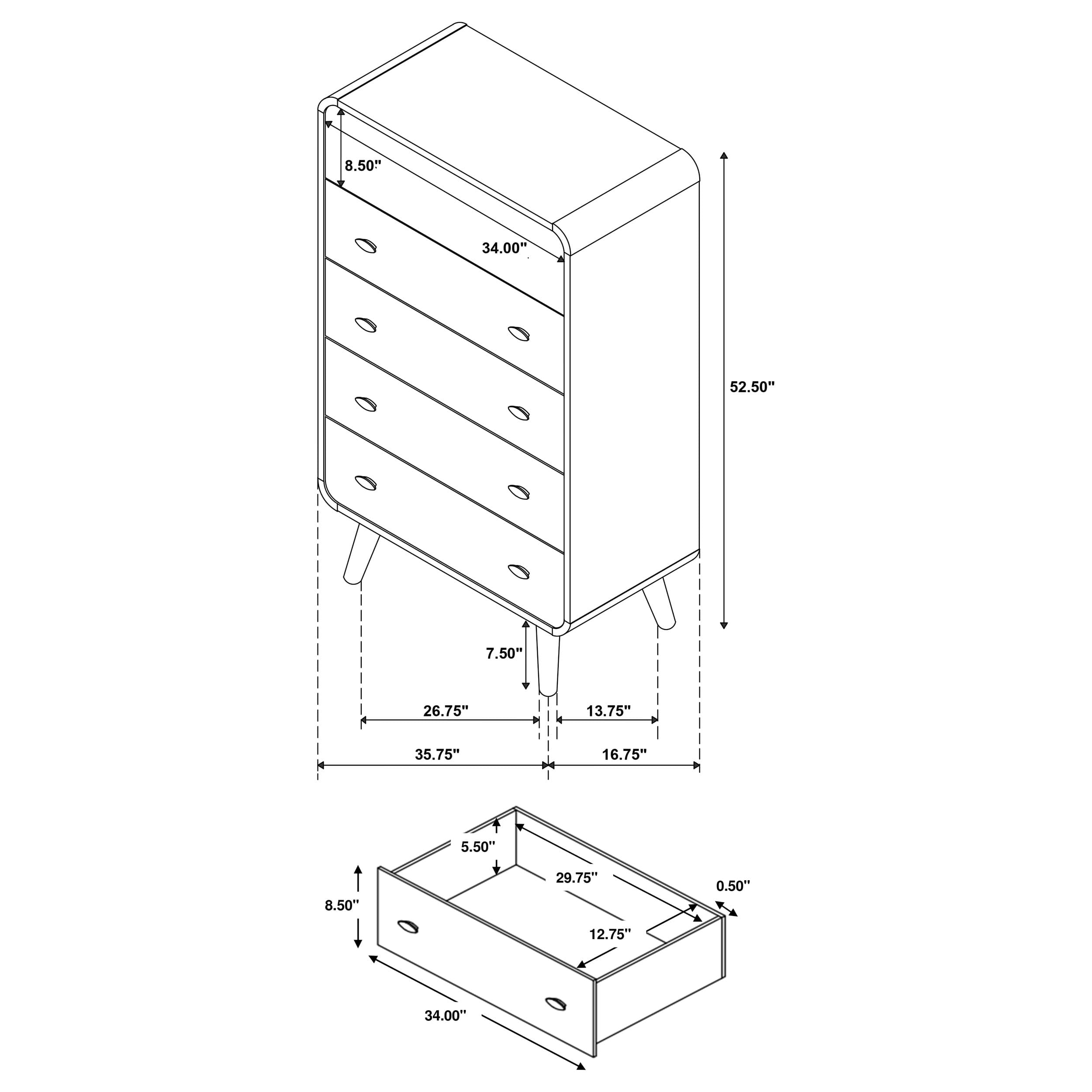 Robyn 5-piece Queen Bedroom Set Light Ash - Image 18