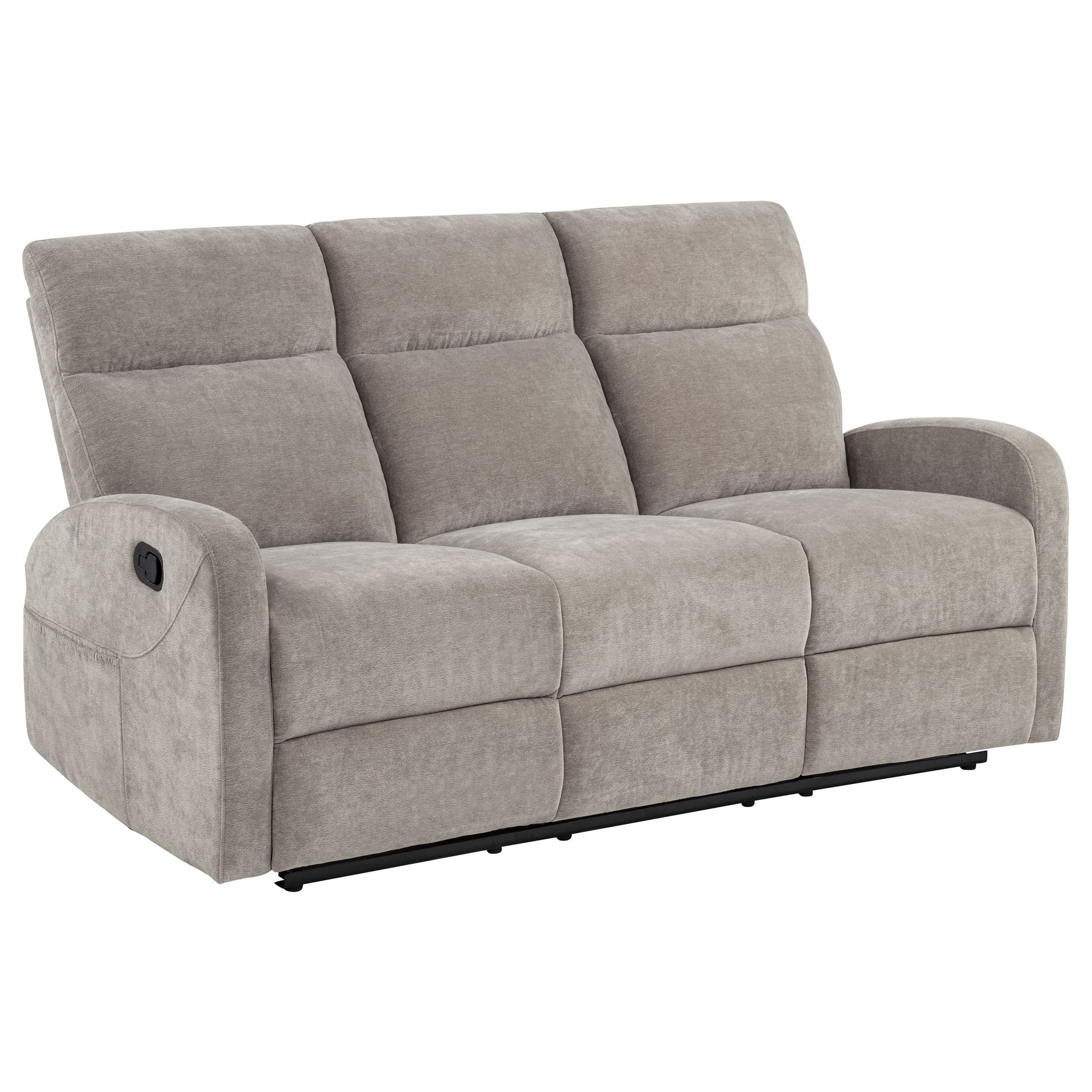 Hamilton 2-piece Chenille Manual Reclining Sofa Set Sand - Image 4