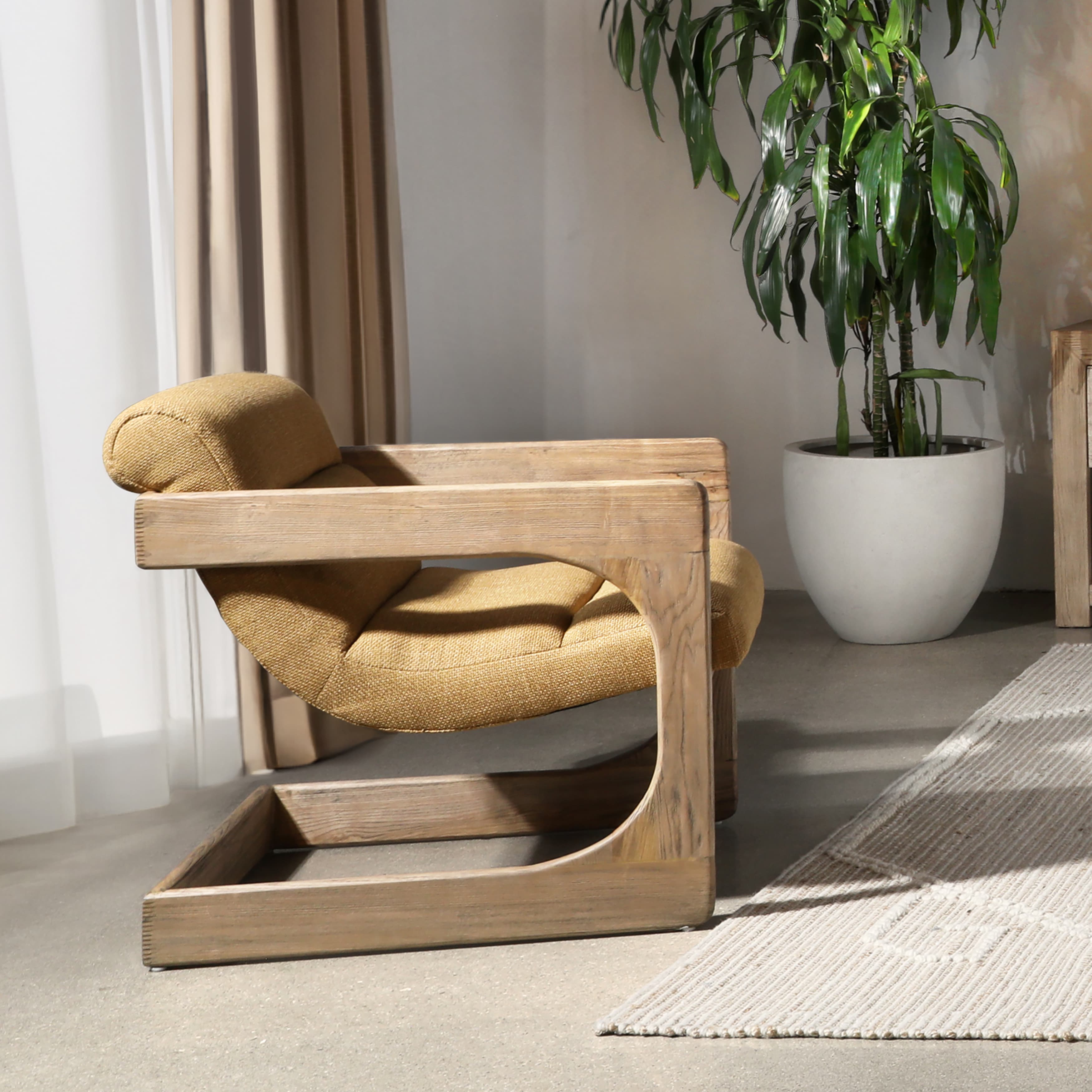 Bridges Occasional Chair Mustard - Image 8