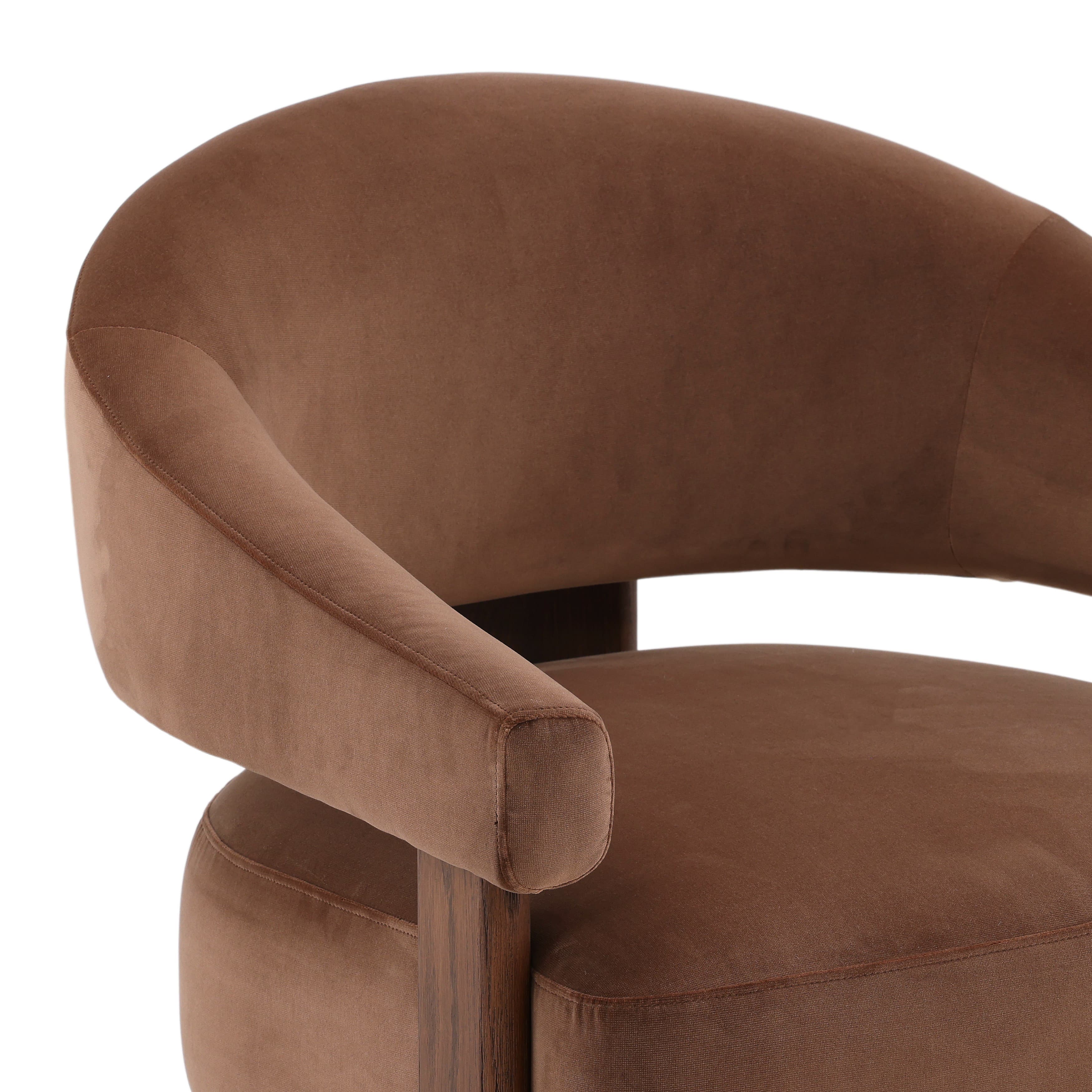 Averie Occasional Chair Brown - Image 7