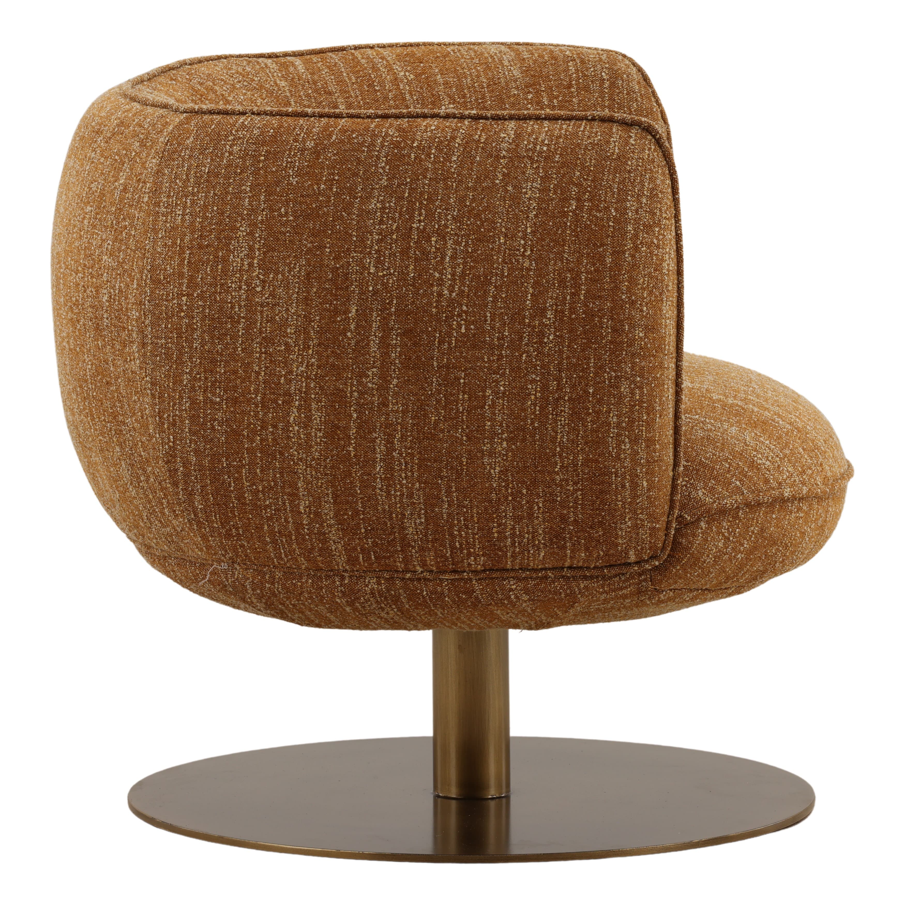 Aisha Swivel Chair Mustard - Image 3