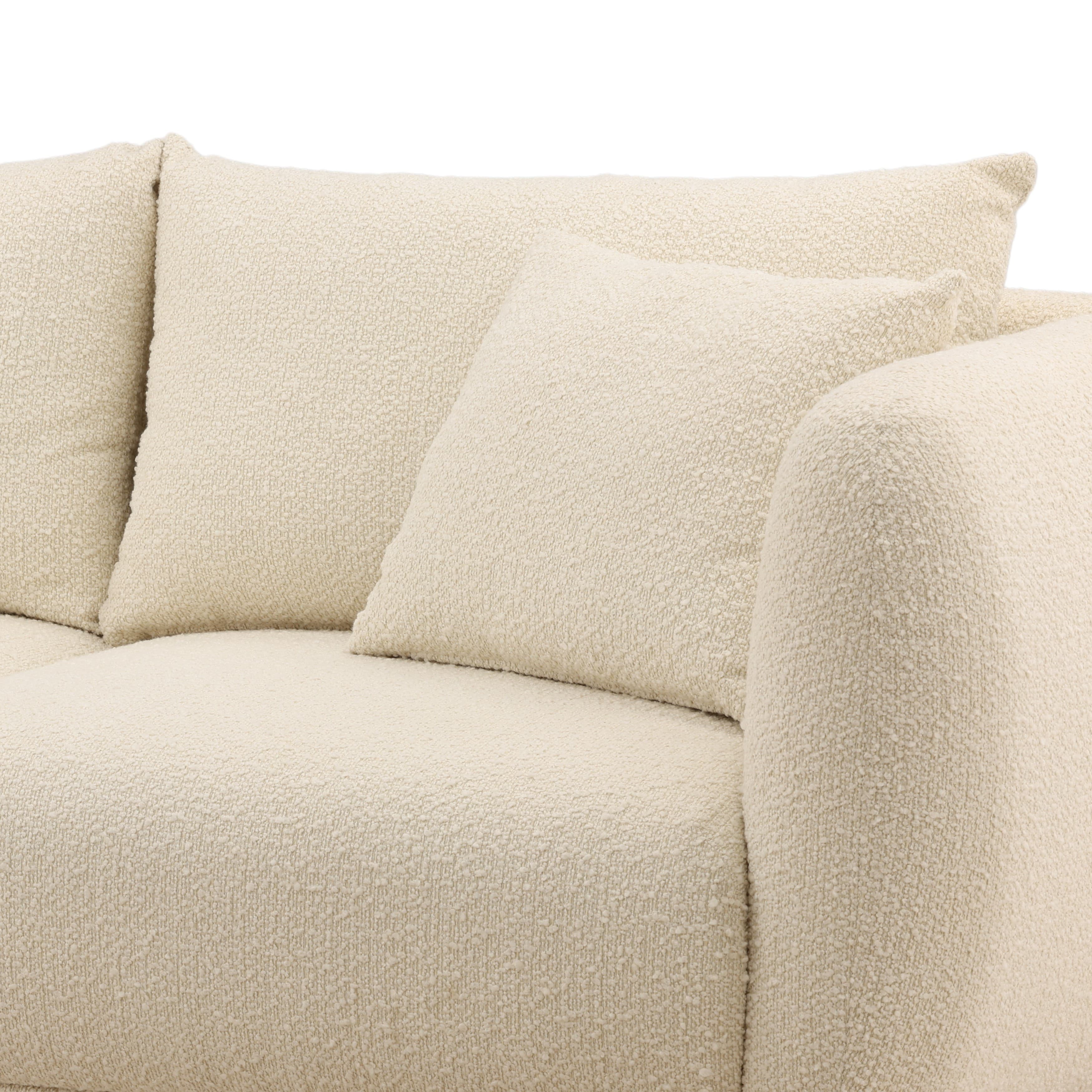 Briceida Sofa Cream - Image 7